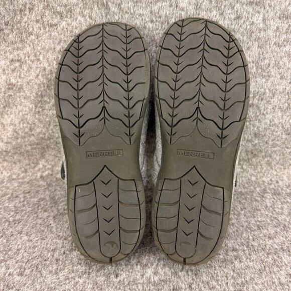 ✅Womens 10 Merrell Gray Wool-Blend Clogs Buckle Casual Comfort Fashion Shoe✅PET - Picture 4 of 13